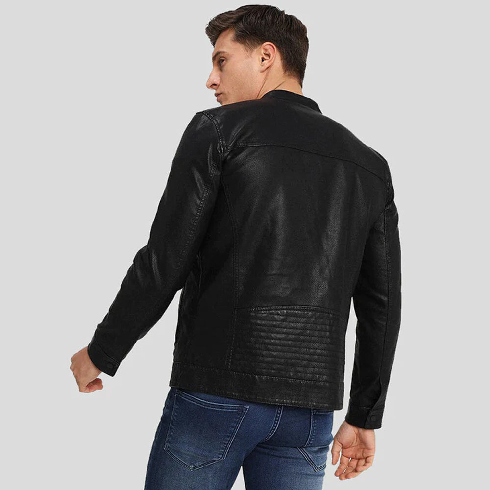 NEW MEN Biker Leather Jacket