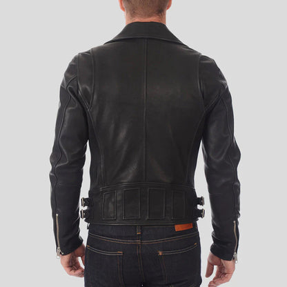 NEW MEN Biker Leather Jacket