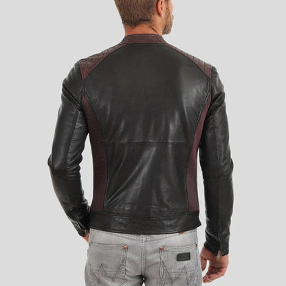 NEW MEN Biker Leather Jacket