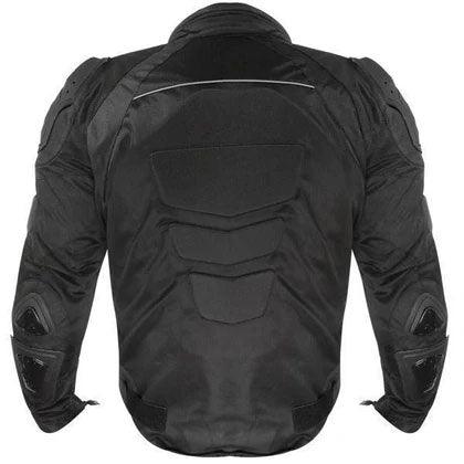 Men's 'Roll Out' Black Tri-Tex Motorcycle Jacket with X-Armor Protection
