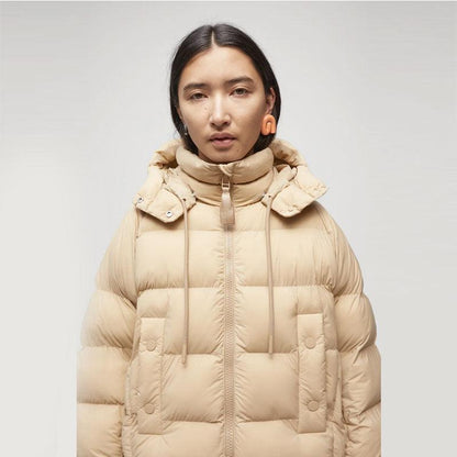 Women's Simple Sand Puffer Jacket