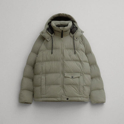 Men’s Puffer Jacket In Grey