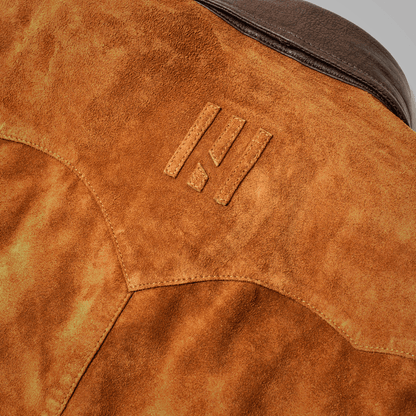 Men's Suede Brown Style Fringes Cowboy Leather Western Jacket