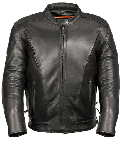 Lace Side Vented Scooter Jacket For Men