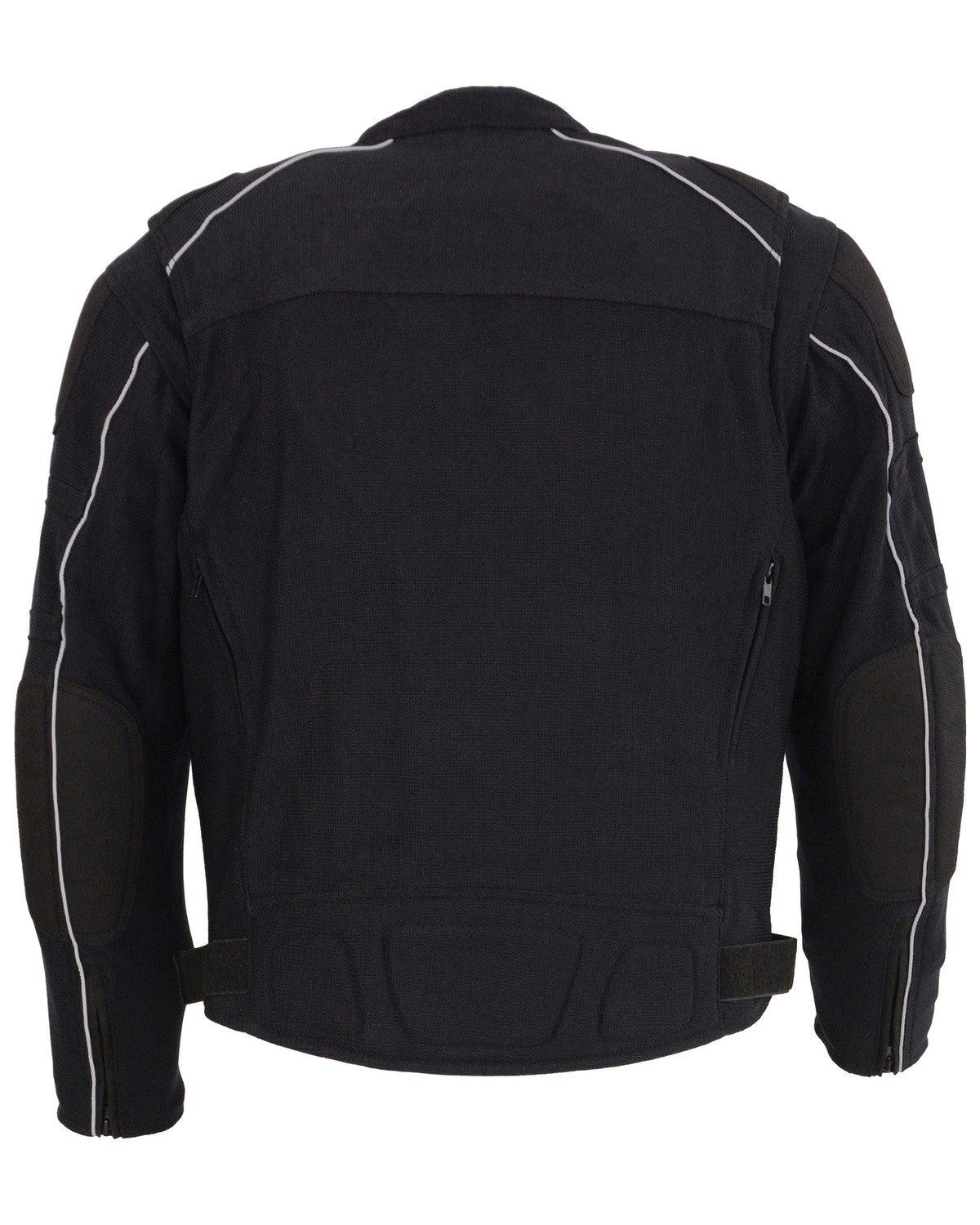 Mesh Racing Jacket with Removable Rain Jacket For Men
