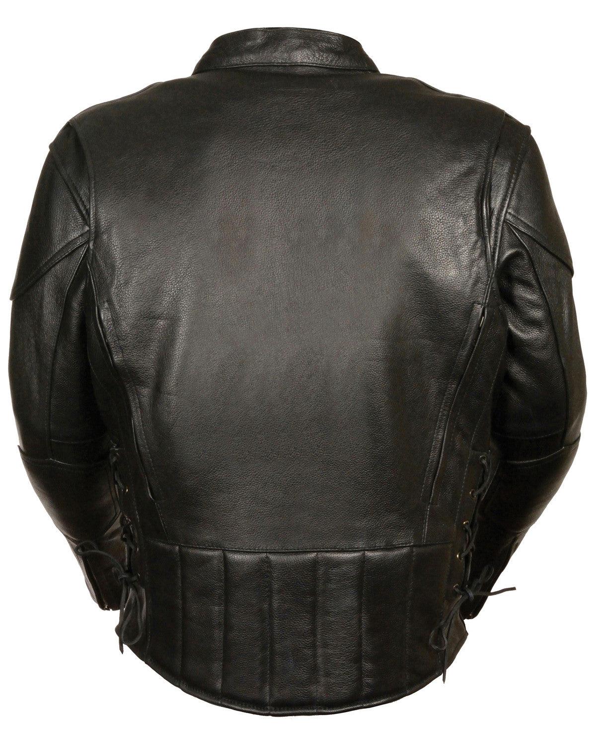 Lace Side Vented Scooter Jacket For Men