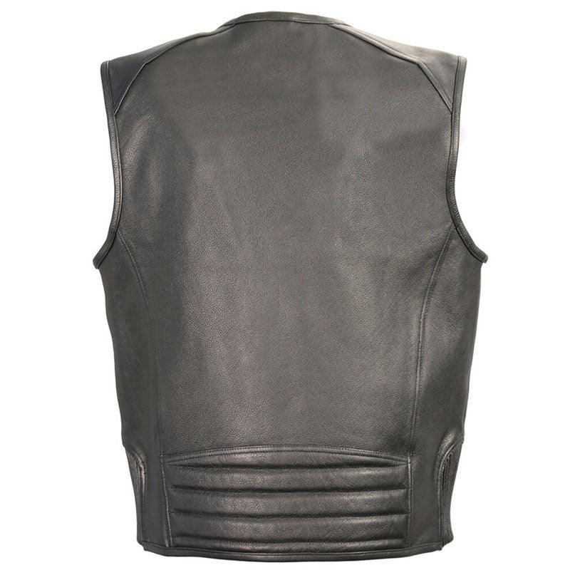 MEN'S ZIPPER FRONT VEST WITH SIDE STRETCH FLEX