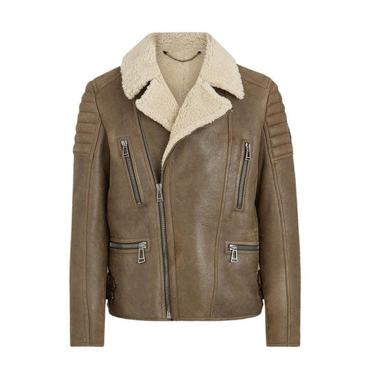 Men’s Brown Vintage B3 Shearling Sheepskin Jacket