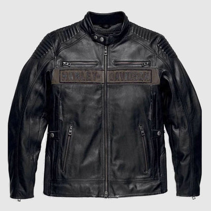 Harley Davidson Men's Asylum Motorcycle Leather Jacket