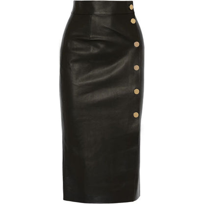 Genuine Leather Skirt For Women