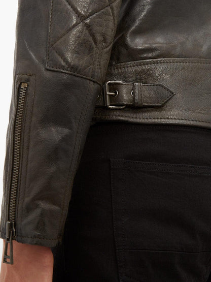 Stylish Brown Leather Jacket For Men