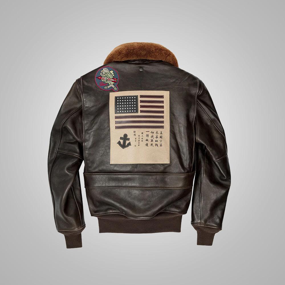 Men's Top Gun Maverick G-1 Flight Bomber Jacket