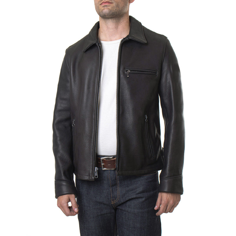 Men’s Black Real Leather Rider Jacket