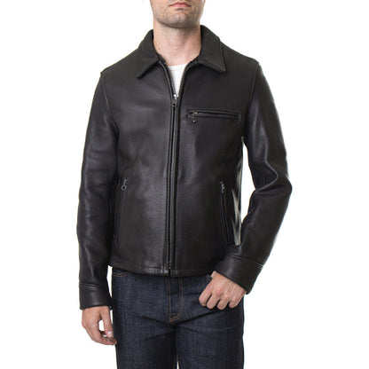 Men’s Black Real Leather Rider Jacket