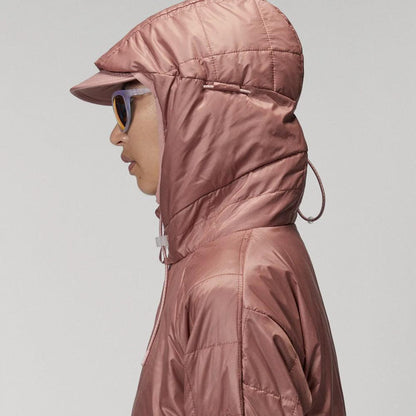 Women's Pink Winter Parka Jacket With Hood