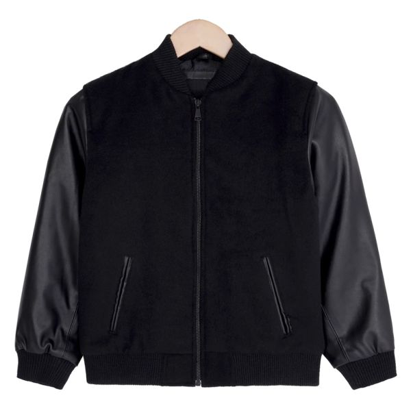 Black Bomber Jacket Kids