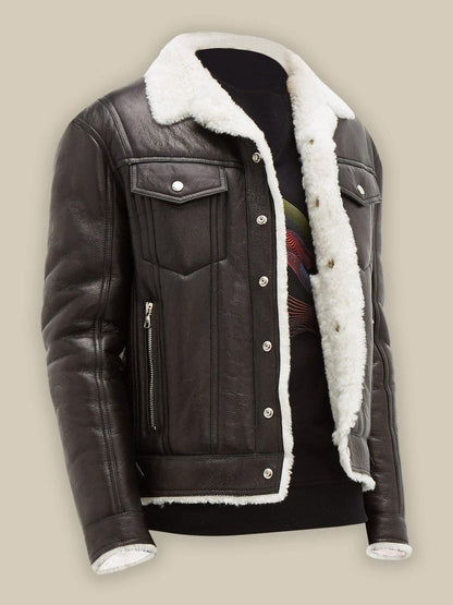 STREETSTYLE SHEARLING JACKET FOR MEN