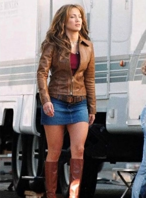 JENNIFER LOPEZ GIGLI LEATHER JACKET