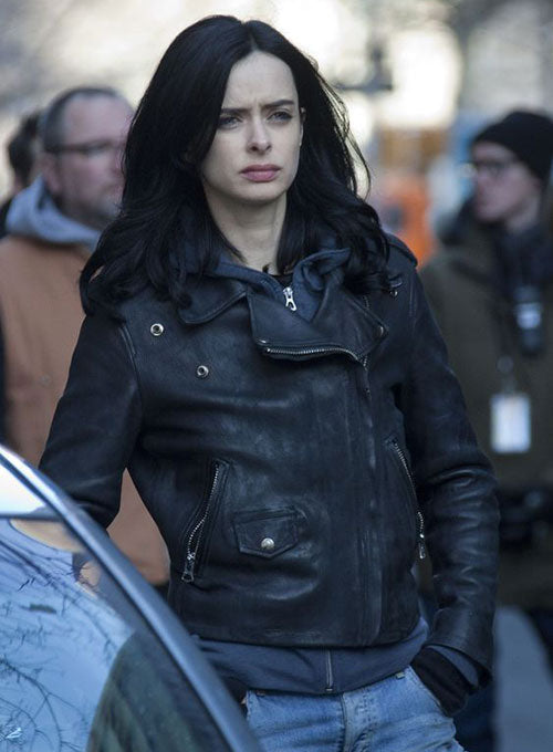 KRYSTEN RITTER JESSICA JONES LEATHER JACKET