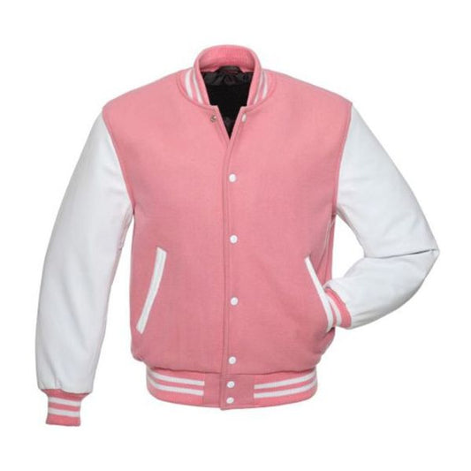Light Pink Varsity Jacket
