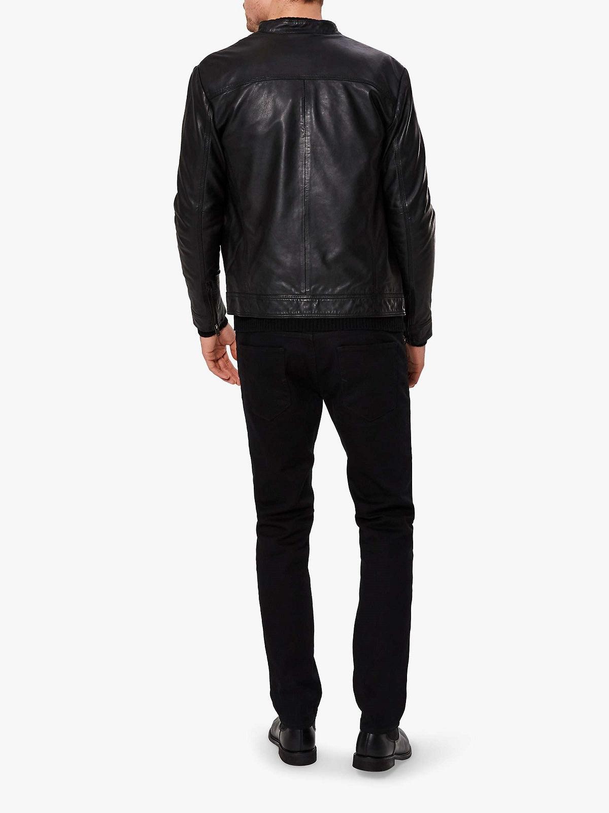 Black Leather Jacket For Men