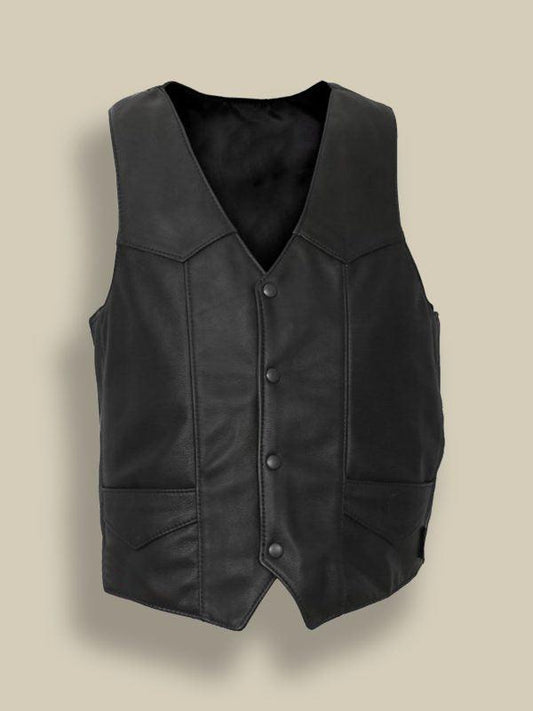 Men's Premium Leather Vest