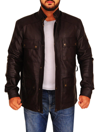 Men's Dark Brown Field Jacket