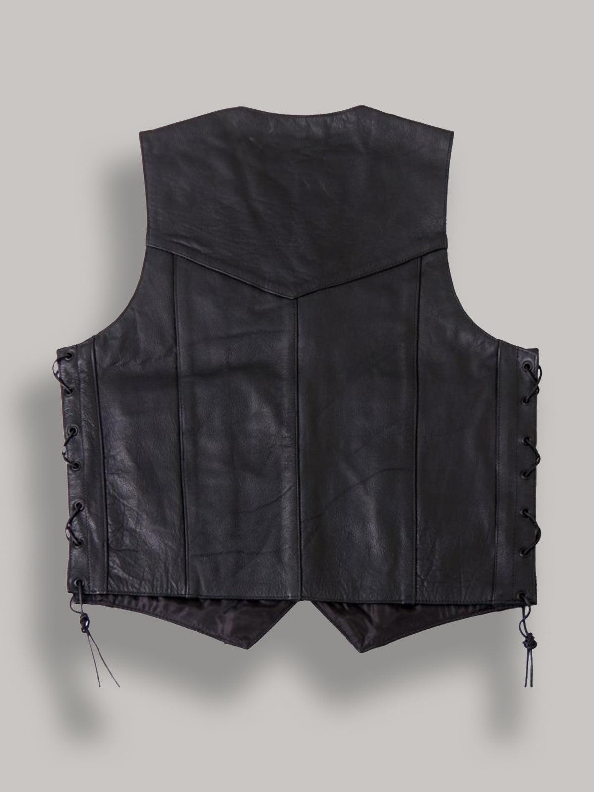 Men's Cowhide Leather Vest