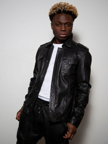 Classic Black Leather Jacket