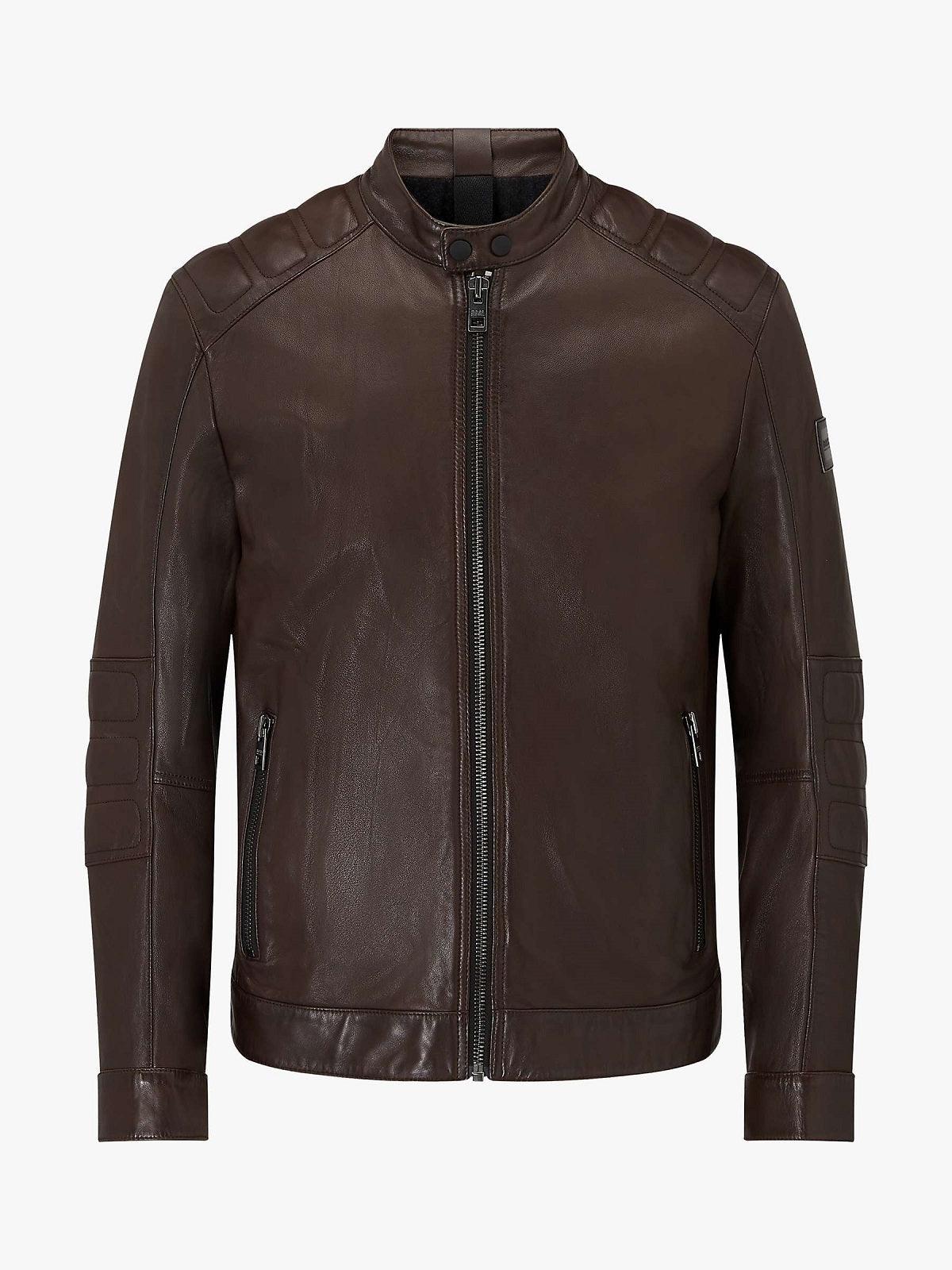 Vintage Brown Leather Jacket