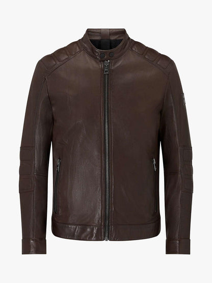 Vintage Brown Leather Jacket