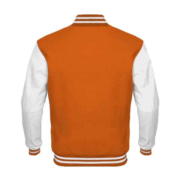 Orange kids Varsity Jacket