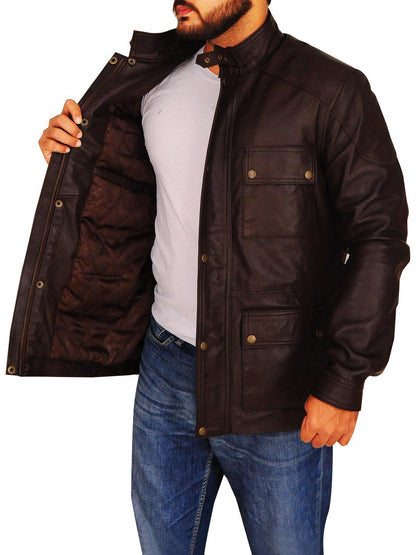 Men's Dark Brown Field Jacket