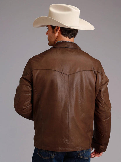 Cowboy Brown Leather Jacket