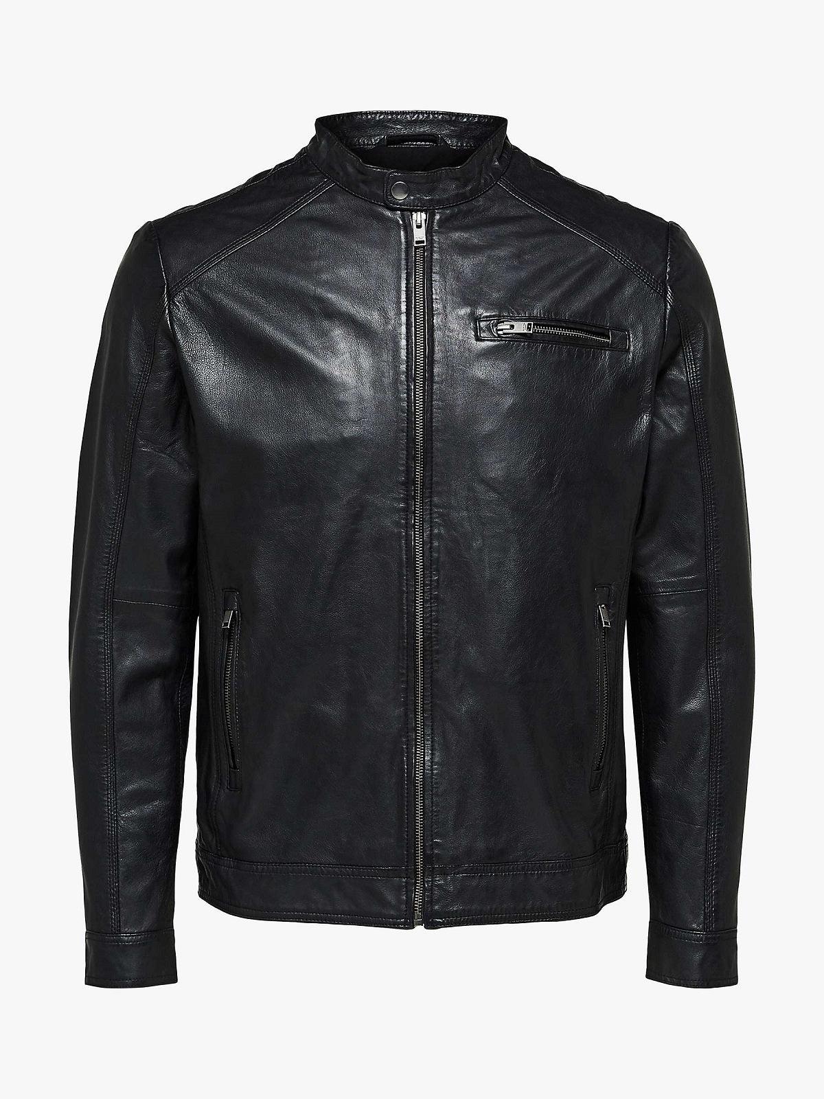Black Leather Jacket For Men